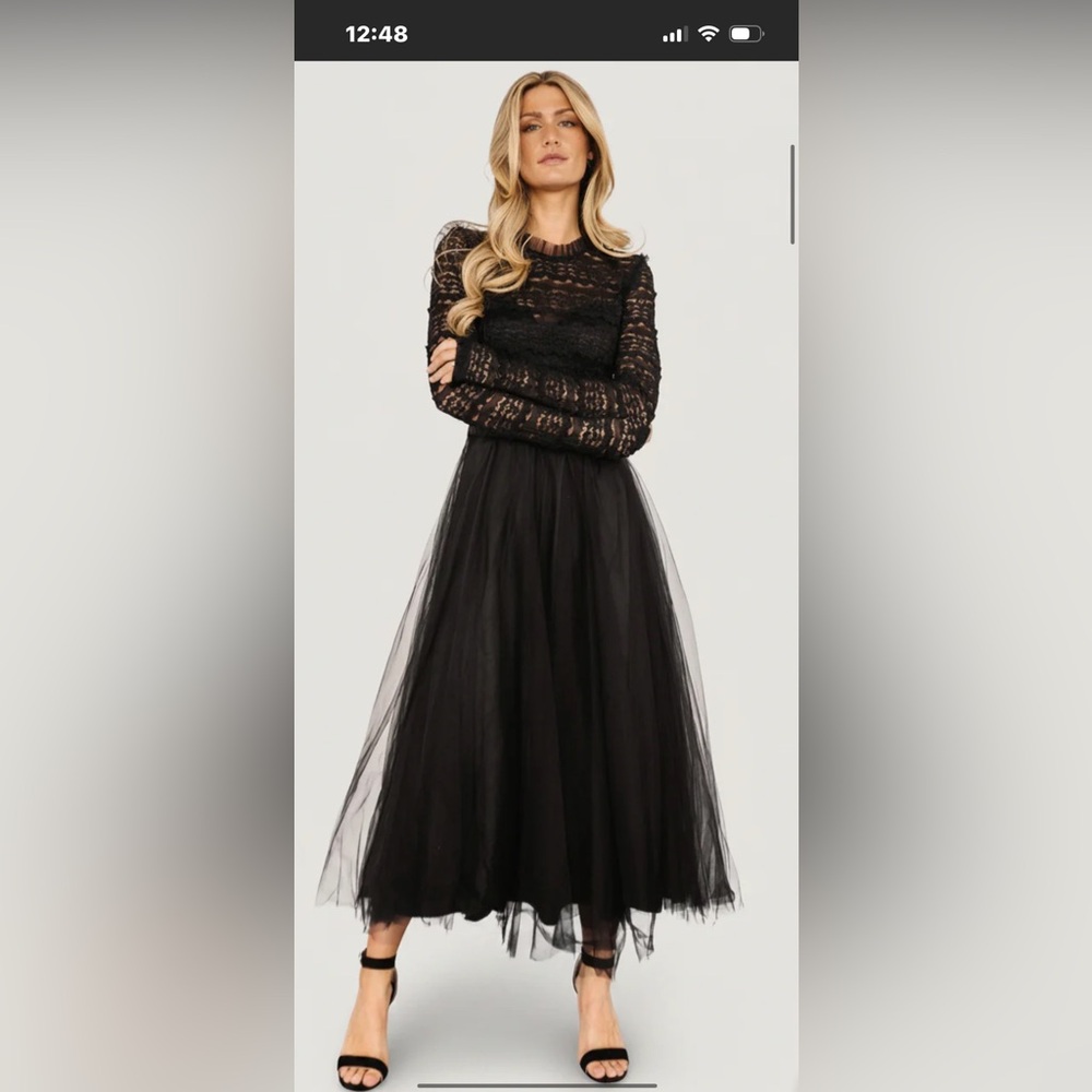 Baltic Born Lonnie Tulle Dress New Without Tags